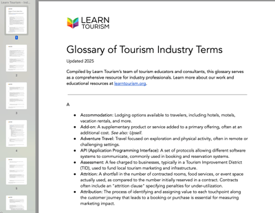 Glossary Screenshot