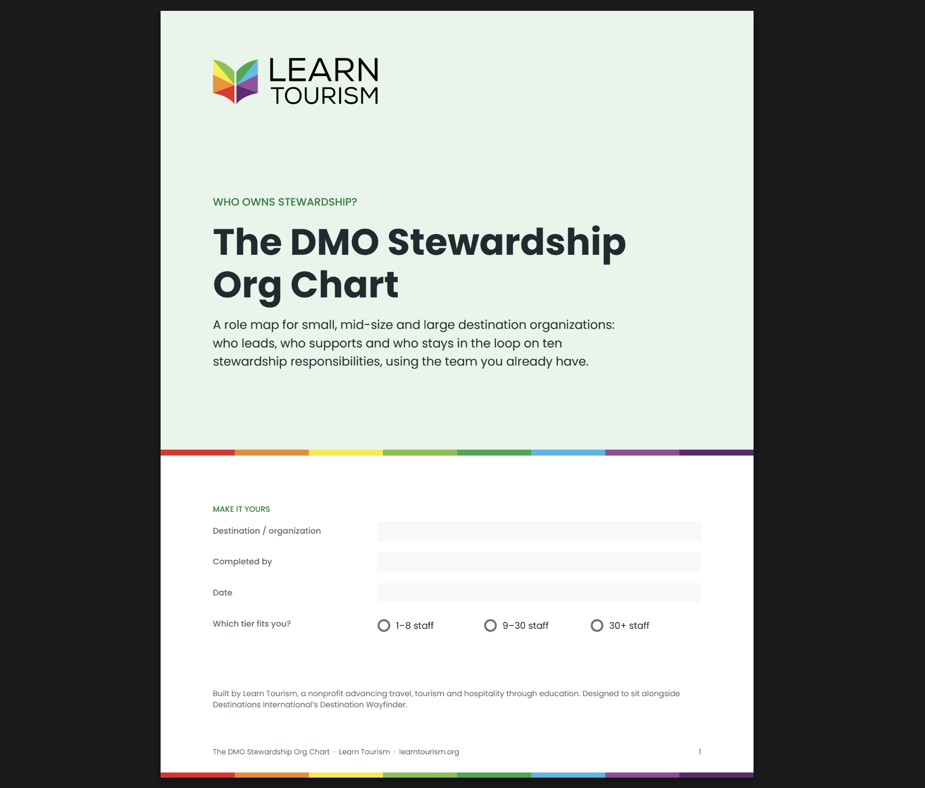 Preview of DMO Stewardship Org Chart Preview of DMO Stewardship Org Chart
